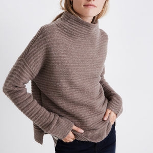 Madewell Belmont Mockneck Sweater Coziest Yarn XS